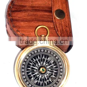 Nautical Solid Brass Maritime Gift Compass - Pocket Compass 13492 thumbnail-2