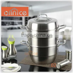 Allnice Brand Luxury Stainless Steel Multilayer Steamer thumbnail-2