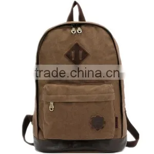 Strong Canvas Backpack With Two Color for Travel / School in China thumbnail-1
