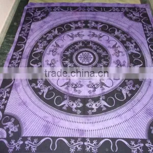 Lizards Printed Bedsheets Tapestry New thumbnail-2