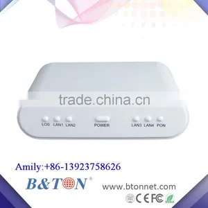1 PON Port + 4FE EPON GPON GEPON ONU FTTH SolutionFTTH Optical Network Unit thumbnail-2