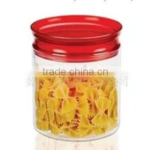 Bamboo Lid Borosilicate Glass Storage Jar thumbnail-1