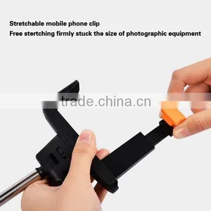 Extendable Folding Wired Selfi Selfie Stick Phone Camera Monopod Self-Pole for IPhone Android thumbnail-1