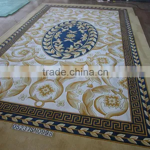 Anti-dust Warm-toned Wool Carpet Retro Wool Carpet of Hand Tufted 100% Acrylic Carpet thumbnail-2