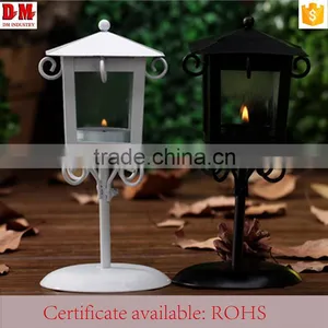 Metal Decorative Restaurant Cheap Glass Candle Holders thumbnail-1