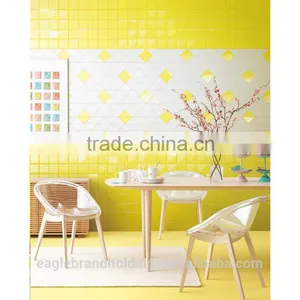 China White Ceramic Bathroom Wall Tile 10x10, Art Interior Kitchen Cheap Tiles thumbnail-4
