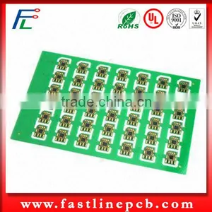 Green Solder Mask Rogers PCB 4 - Layer 1OZ Copper THK High Reliability thumbnail-2