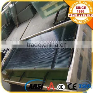 6mm Clear Tempered Glass Shower Door With Cutouts and Holes thumbnail-2