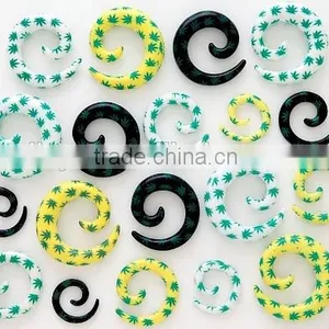 Fashion Cheat Ear Plugs Fake Ear Tape Cheater Plugs Ear Piercing Jewelry thumbnail-6