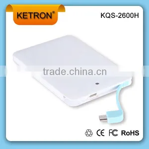 2600mah Power Bank for Macbook Pro Crdit Card Size thumbnail-1