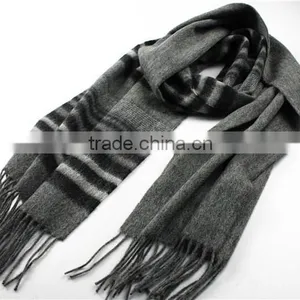 2015 Latest Split Joint Wool Scarf With Fringe thumbnail-4