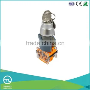 UTL Products Imported From China Key Turning Stainless Steel Emergency Push Button Switch thumbnail-1