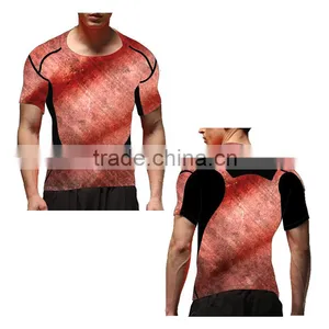 (Trade Assurance)2016 Dongguan Manufacturer Fashion Short Sleeve Cheap O-neck t Shirt thumbnail-1