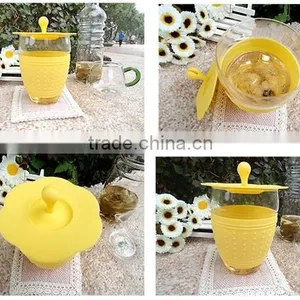 Dongguan Tufeng Glass Water Bottle Silicone Sleeve With Lid thumbnail-3