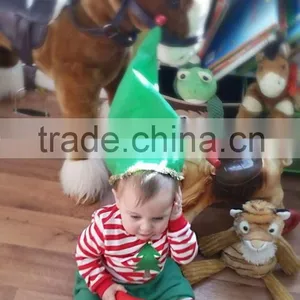 High Quality Cotton Christmas Pajamas Kids Elf/christmas Costume thumbnail-3