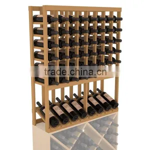 China Factory Made Custom Design High Quality Wooden Wine Racks thumbnail-5