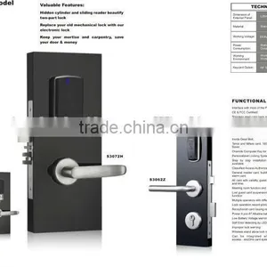 Waterproof Key Card Locks/hotel Lock /IC Hotel Lock (promotion) thumbnail-3