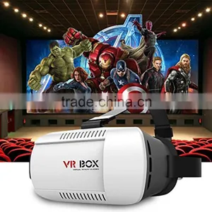Customized Brand Plastic VR Headset VR Box With Headstrap 3d Glasses thumbnail-6