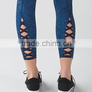 Wholesale Custom Fashion Breathable Skinny Yoga Pants for Women 2015 Sportswear Manufacturer thumbnail-1
