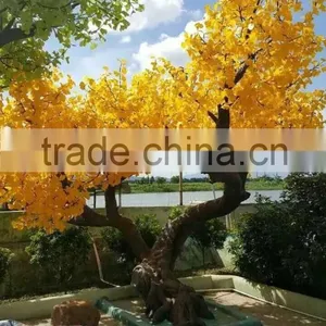 Factory Directly Sale Outdoor And Indoor Decorative Artificial Oak Tree,Fiberglass Artificial Oak Tree Branches And Leaves thumbnail-3