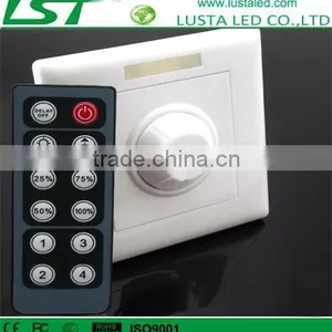 LED Lighting Intelligent Dimming Controller,With Infrared 12 Key Panel Dimmer,Wall LED Dimmer thumbnail-1