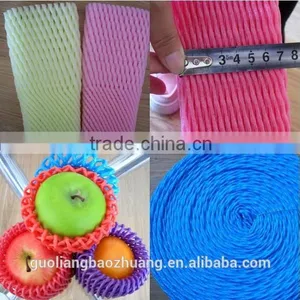 FDA Approved Food Grade Polythene Expanded Foam Fruit Sleeve Net For Papaya Packing thumbnail-4
