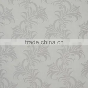 New Arrival Curved Shape 100% Polyester Linen Like Jacquard Window Curtain Fabric thumbnail-2