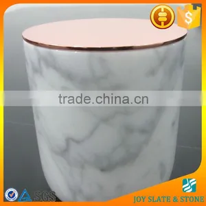 China Factory Calacatta Marble White Candle Jar thumbnail-6