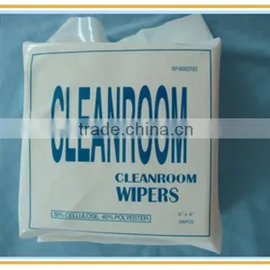 White Polyester Dust Free Cleanroom Wiper for Industrial/Electronic Use thumbnail-6