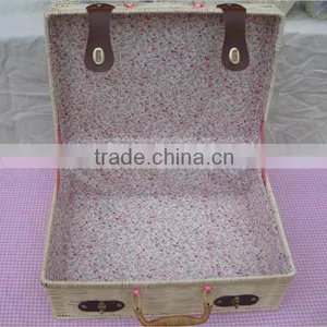 Delicate Rattan Weaving Clothes Storage Bin thumbnail-1