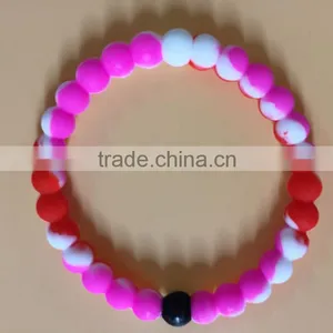 Silicone Rubber Ball Bracelet thumbnail-1