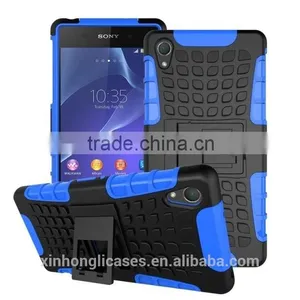Wholesale Hybrid Shock Proof Stand Cell Phone Case For Sony Xperia z1 thumbnail-6