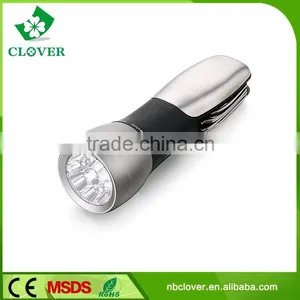 High Power 9 White+1 Red Led Multi-function Brightest Led Flashlight thumbnail-1