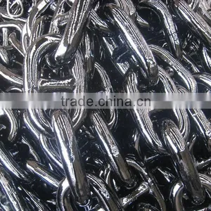 Black Painted Ocean Mooring Anchor Chain thumbnail-2