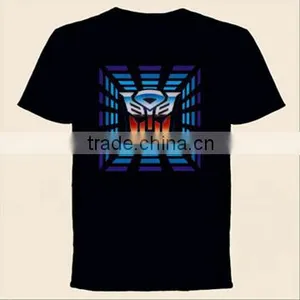 Sell Best Lighting el T-shirt With 4pcs AAA Battery Inverter thumbnail-1