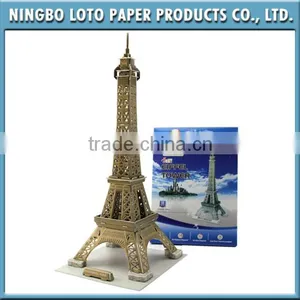 3D Diy Puzzle for World Architecture Eiffel Tower Model thumbnail-1
