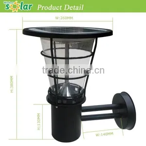 Solar Power Wall Light Fence Led Outdoor Light for Artificial Grass Led Sensor Light Outdoor(JR-2602) thumbnail-3