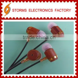 Environmental Stereo Jack Wood High Quality Metal Earbud&earpiece thumbnail-1