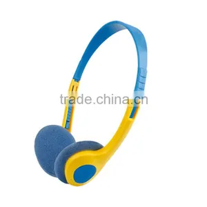 Color Stereo Bus Airline Disposable Headphone Headset Manufacturer thumbnail-1