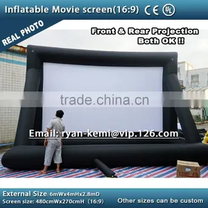 Inflatable Rear Projection Screen Rear Projection Inflatable Movie Screen Inflatable Projector Screen Air Screen Inflatable TV thumbnail-2