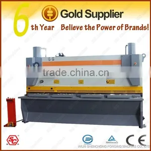 QC11Y-16x3200 Chinese Good Quality Manual Hydraulic Stainless Plate Shearing Machine thumbnail-1