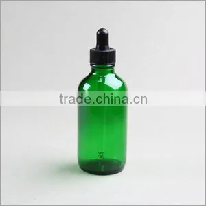 Clear Transparent Glass Boston Round Dropper Bottles thumbnail-4
