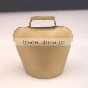 (A211)1.75" Gold Swiss Cow Bell for Souvenir A4-C018 Without Strap,colors Vary thumbnail-1