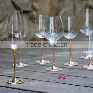 Custom Wine Glass Glitter Gold Vodka Glasses Drinking Spirit Glass Crystal Juice Glassware thumbnail-2