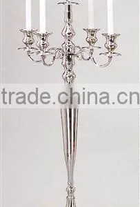 5 Arms Crystal Candelabras,80cm H Crystal Wedding Candelabras Centerpieces thumbnail-4