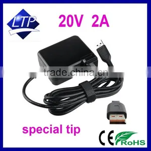 High Quality 2016 New Design Factory Wholesale Ultrabook Charger For Lenovo Yoga 3 Pro Mix2-11 for Lenovo 20V 2A thumbnail-2