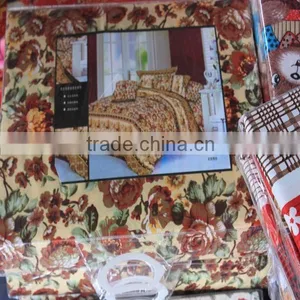 Sell in Low Price Thread Count 100% Cotton Fabric Painting Designs Bed Sheets thumbnail-4