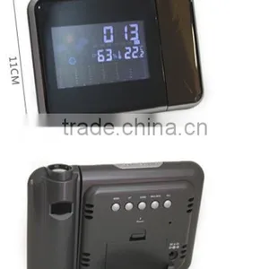 Weather Alarm Clock With Projector / Time Projection / LCD Display Table Clock thumbnail-4