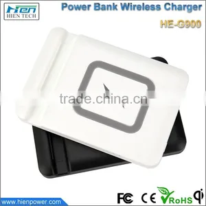 With Phone Slot Stand 4000mAh Power Bank Wireless Charger thumbnail-2
