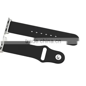 2016 Top Seller on Sport Wristband for Apple Watch Silicon Band Strap With Connector for Both 38MM and 42MM thumbnail-6